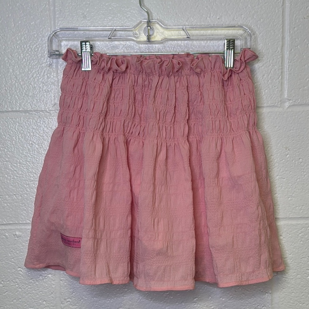 NWT Simply Southern Pink Smocked Mini Skort XS - Picture 2 of 7